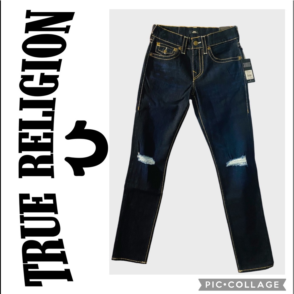 TRUE RELIGION MENS GENO RELAXED SLIM FIT JEANS SZ 29